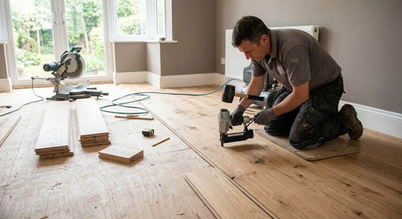 Wood Floor Service project example