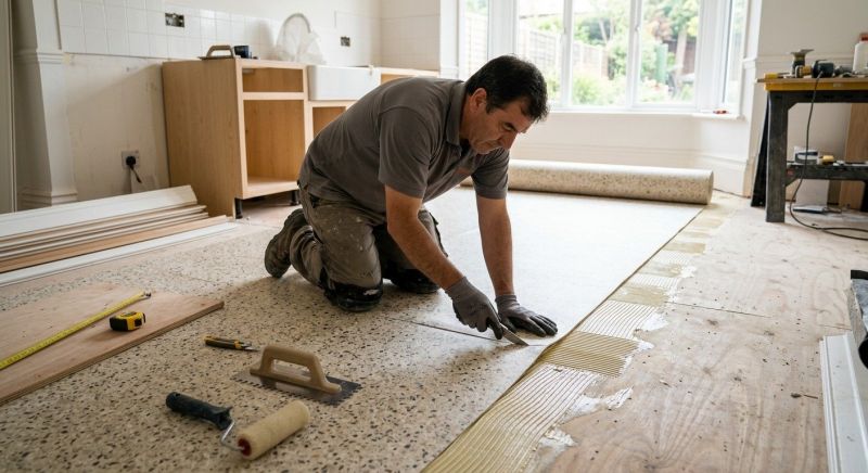 Linoleum Floor Installation in Frederick, MD
