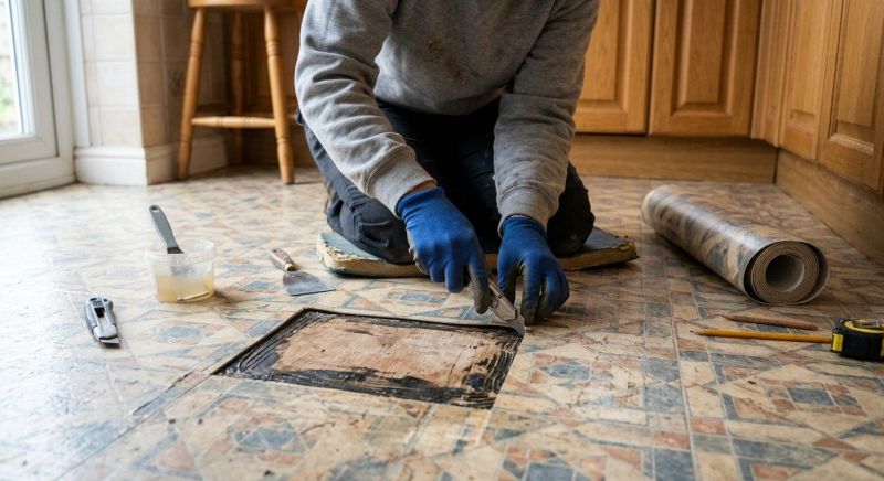 Linoleum Floor Installation in Howard County, MD