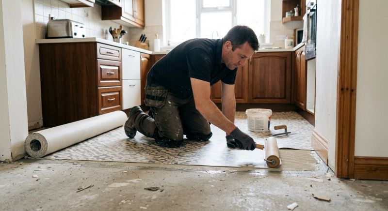 Linoleum Floor Installation in Kensington, MD