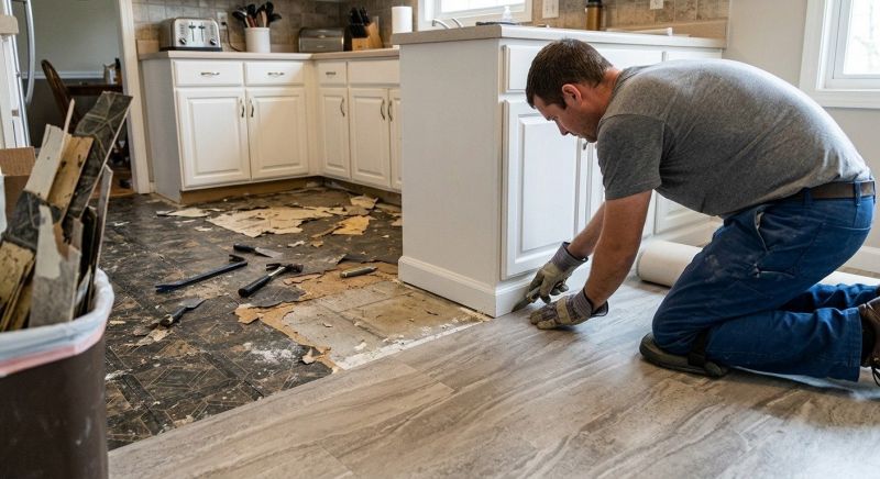 Linoleum Floor Installation in Odenton, MD