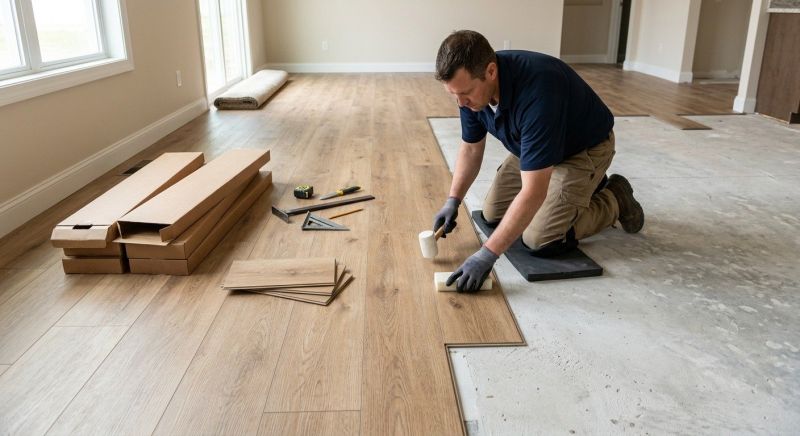 Luxury Vinyl Tile Installation in Howard County, MD