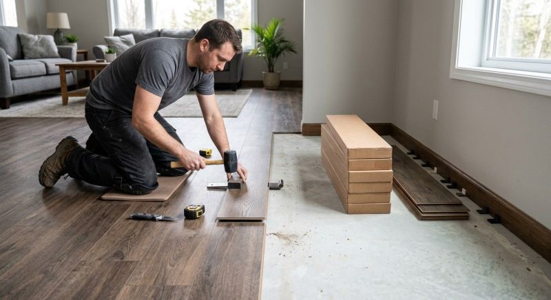 Luxury Vinyl Tile Installation in Montgomery County, MD