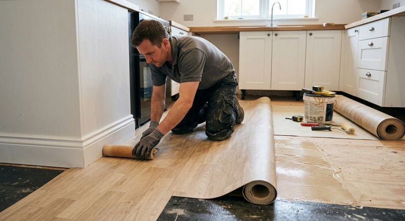 Sheet Linoleum Installation in Beltsville, MD