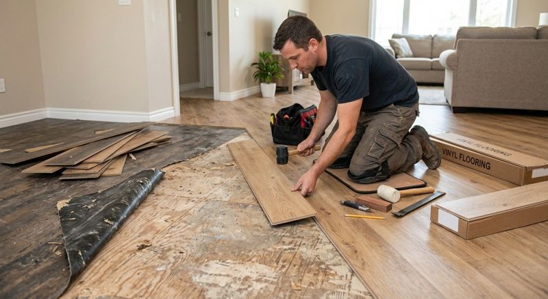 Vinyl Flooring Installation in Halethorpe, MD